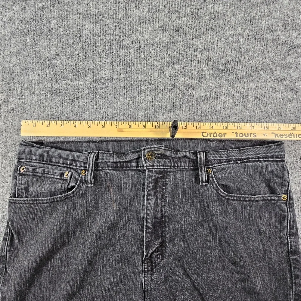 Levi's 511 Slim Fit Jeans 38x30 Faded Black Charcoal 04511-4406 Denim Mens Pants